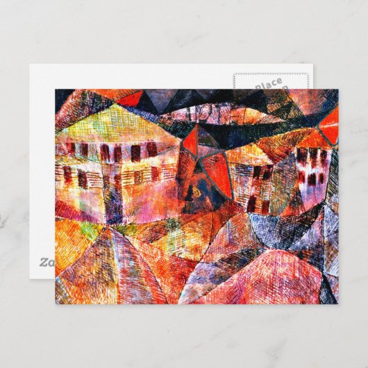 Klee - Het Hotel Briefkaart (Voorkant / Achterkant)