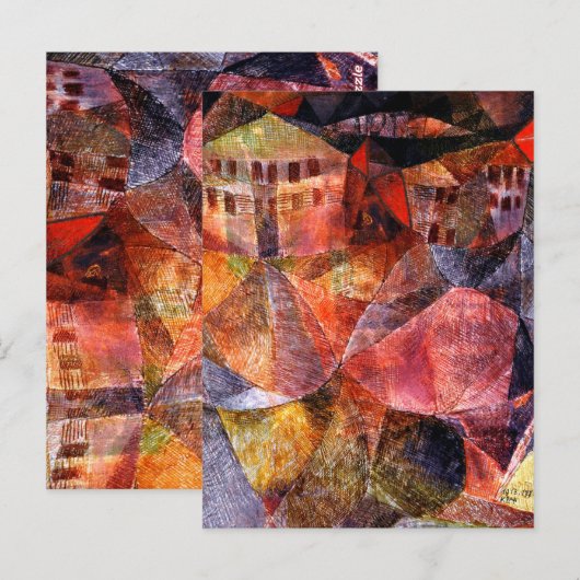 Klee - Het hotel Briefkaart (Voorkant / Achterkant)