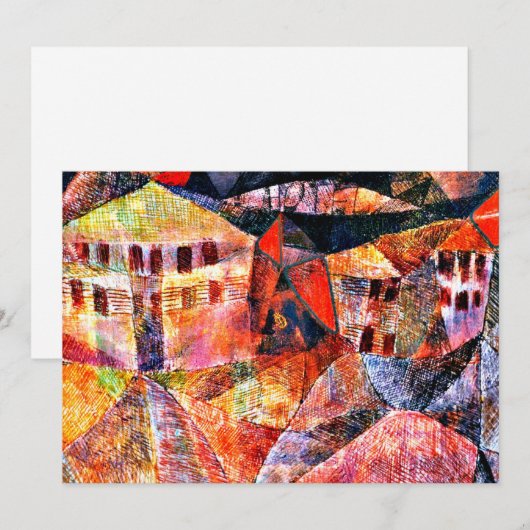 Klee - Het hotel Feestdagenkaart (Voorkant / Achterkant)