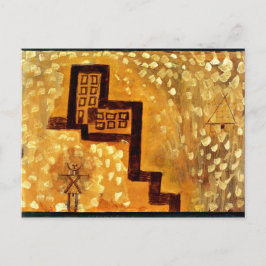 Klee - Het huis hoog Briefkaart