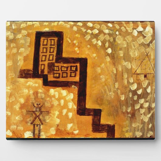 Klee - Het huis op de hoogte Fotoplaat (Voorkant)