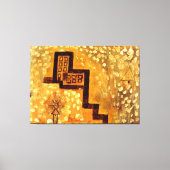 Klee - Het huis op hoog Canvas Afdruk (Voorkant)