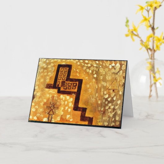 Klee - Het huis op hoog Kaart (Gele Bloem)