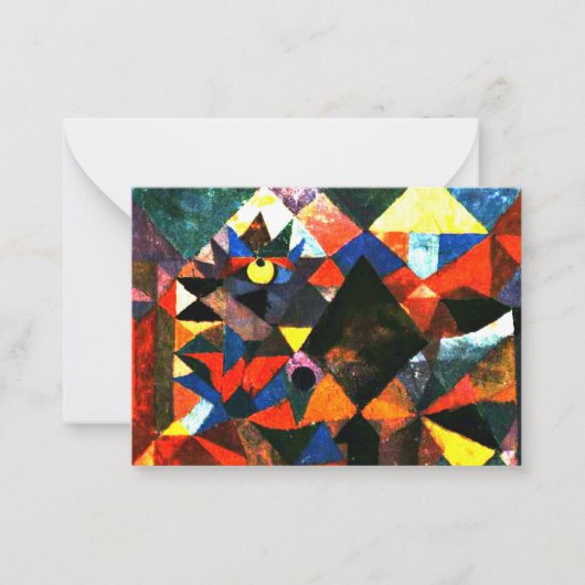 Klee - Het licht en zo veel anders Notitiekaartje (Voorkant)