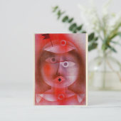 Klee - Het Masker met de Kleine Vlag Briefkaart (Staand voorkant)