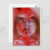 Klee - Het Masker met de Kleine Vlag Briefkaart (Voorkant / Achterkant)