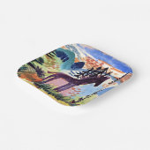 Klee - Het paard, beroemd schilderij Papieren Bordje (Gebogen)