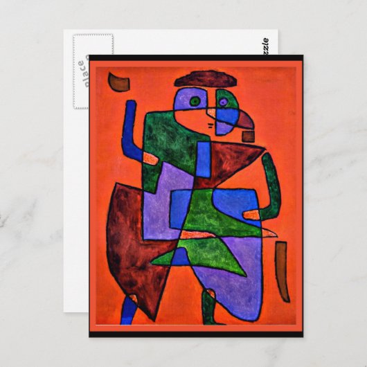 Klee - Het toekomstige Man Briefkaart (Voorkant / Achterkant)