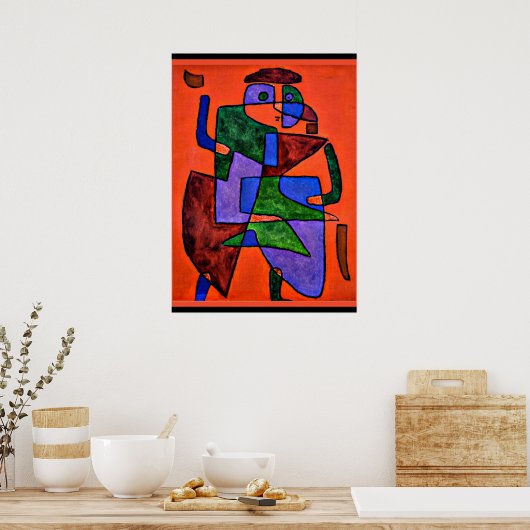 Klee - Het toekomstige Man Poster (Keuken)