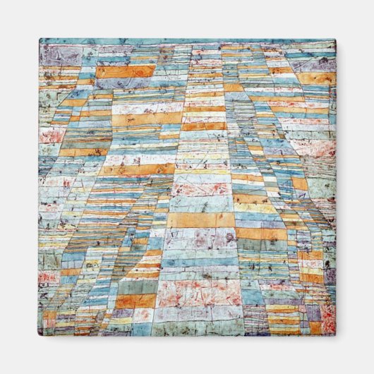 Klee - Hoofdpad en Byways-1929 Magneet (Voorkant)