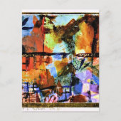 Klee - Houses en Palm Trees Briefkaart (Voorkant)