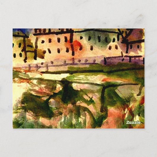 Klee - Houses nabij de grindput Briefkaart (Achterkant)