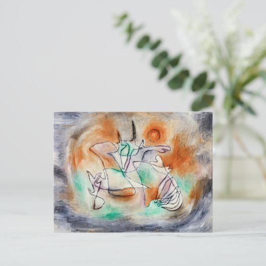 Klee - Huilende Hond Briefkaart (Staand voorkant)