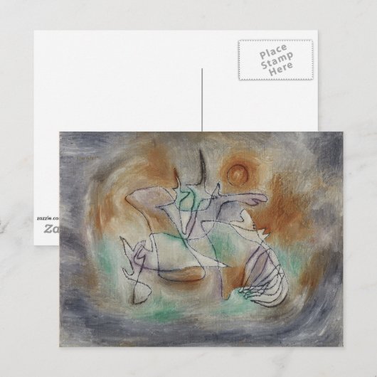 Klee - Huilende hond Briefkaart (Voorkant / Achterkant)