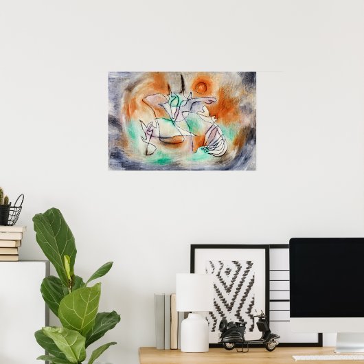 Klee - Huilende Hond Poster (Thuiskantoor)