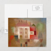 Klee - Huis in de voorsteden Briefkaart (Voorkant / Achterkant)