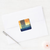 Klee - Huis op het Water Vierkante Sticker (Envelop)