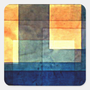 Klee - Huis over water Vierkante Sticker