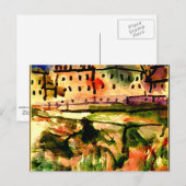 Klee - Huizen bij de grindgroeve Briefkaart (Voorkant / Achterkant)