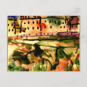 Klee - Huizen bij de grindgroeve Briefkaart (Voorkant)