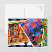 Klee - Ik hou van Paul Klee, collage, Briefkaart (Voorkant / Achterkant)