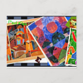 Klee - Ik hou van Paul Klee, collage, Briefkaart (Voorkant)