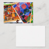 Klee - Ik hou van Paul Klee, collage Notitiekaartje (Voorkant / Achterkant)