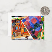 Klee - Ik hou van Paul Klee, collage Notitiekaartje (Voorkant / Achterkant in situ)