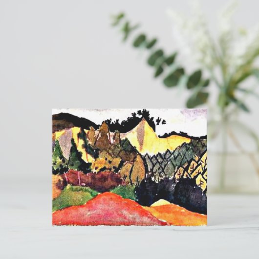 Klee - in de grot briefkaart (Staand voorkant)