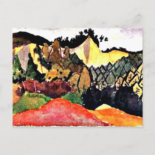 Klee - in de grot briefkaart (Voorkant)