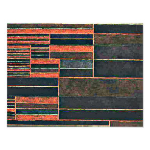 Klee - in de huidige zes drempelwaarden foto afdruk