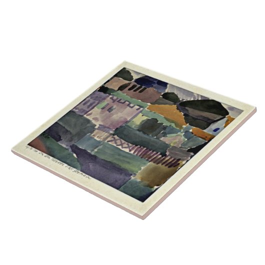 Klee - in de huizen van St. Germain Tegeltje (Zijkant)