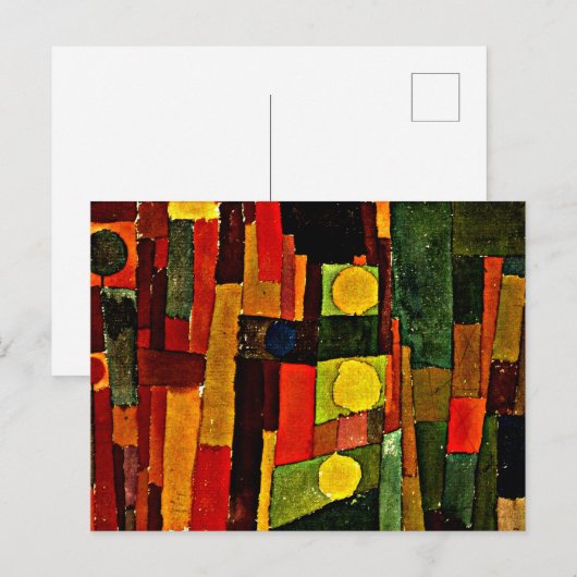 Klee - in de stijl van Kairouan Briefkaart (Voorkant / Achterkant)