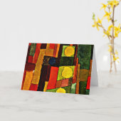 Klee - in de stijl van Kairouan, Kaart (Gele Bloem)