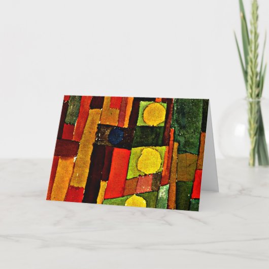 Klee - in de stijl van Kairouan, Kaart (Voorkant)