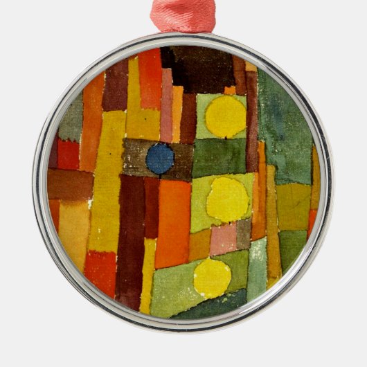 Klee - in de stijl van Kairouan Metalen Ornament (Voorkant)