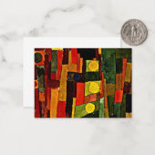 Klee - in de stijl van Kairouan Notitiekaartje (Voorkant / Achterkant in situ)