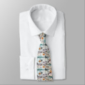 Klee-Inspired Surreal Geometry Neck Tie Stropdas (Gebonden)