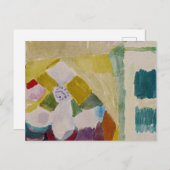 Klee - Interior met de klok, abstracte kunst, Briefkaart (Voorkant / Achterkant)