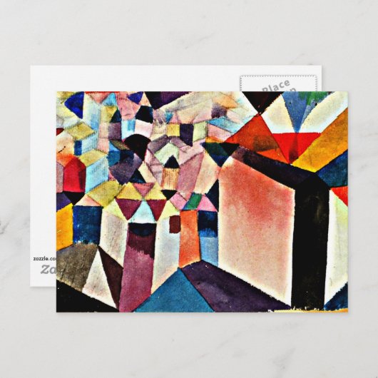 Klee - Inzicht in een stad Briefkaart (Voorkant / Achterkant)