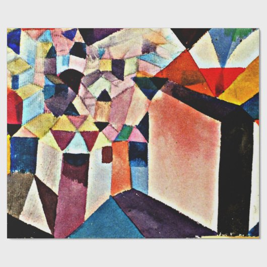 Klee - Inzicht in een stad Cadeaupapier (Vlak)