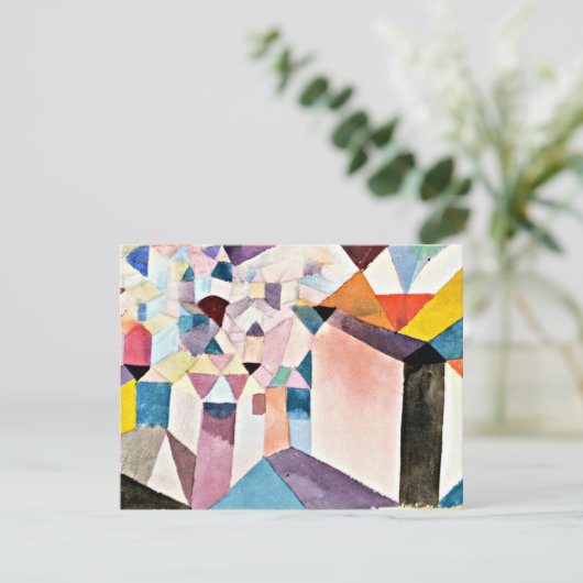 Klee - Inzicht in een stad Kaart (Staand voorkant)