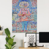 Klee - Jongen in fantasiepak, Poster (Thuiskantoor)
