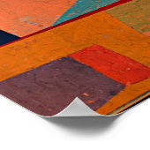 Klee - Joyful Mountain Landscape Poster (Hoek)