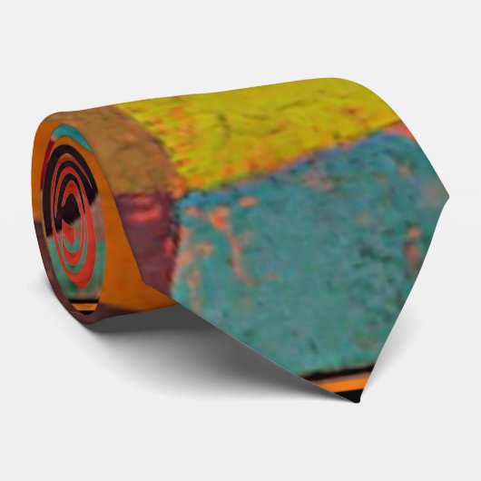 Klee - Joyful Mountain Landscape Stropdas (Opgerold)