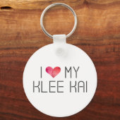 Klee Kai Love Quote Sleutelhanger (Voorkant)
