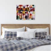 Klee - Kameel in Ritme Landschap Kleine Boom Canvas Afdruk (Insitu (Slaapkamer))