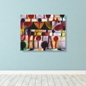 Klee - Kameel in Ritme Landschap Kleine Boom Canvas Afdruk (Insitu (Houten vloer))