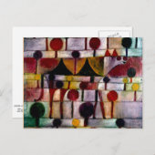 Klee - Kamel in Rhythmischer Baumlandschaft Klein Briefkaart (Voorkant / Achterkant)