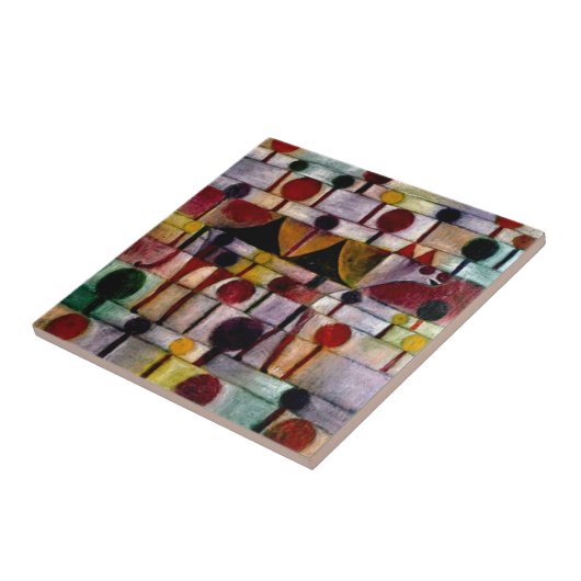 Klee - Kamel in Rhythmischer Baumlandschaft Klein Tegeltje (Zijkant)